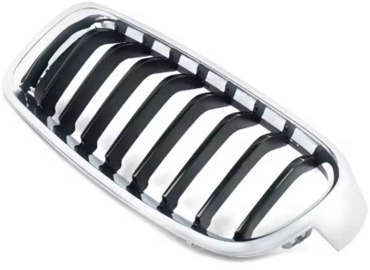 Grille Racerline - Voorbumper Grille - Voor BMW 3 Serie F30/F31/F35 (2012-2018) - Chroom & Zwart - Auto accessoires