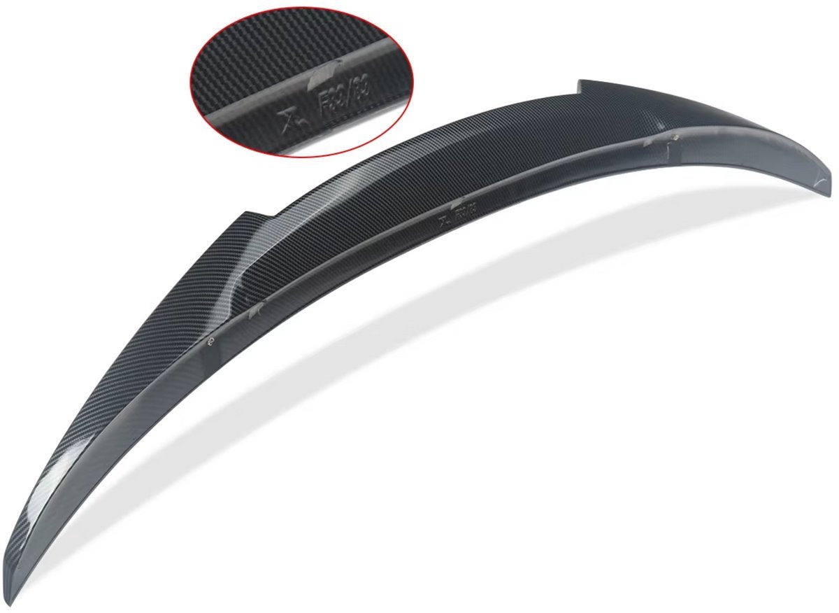 Spoiler Titan Zyro - Kofferbak Spoiler Titan - Voor BMW 4 Serie F33 Convertible (2014+) - Koolstofvezel Stijl - Eendenbek - Auto accessoires