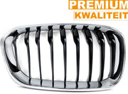 Niergrille Twinblade - Front Niergrille - Chroom + Zwart - Auto accessoires - Voor BMW 1 Serie F20/F21 LCI (2015-2019)