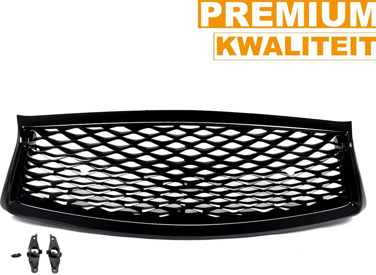 Grille Jettrax - Voorbumper Bovenste Grille - Voor Infiniti Q50 (2018-2022) - JDM Gloss Zwart