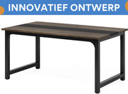 Eettafel Vienna - 160cm - Voor 6 personen - Voor keuken en woonkamer - Bruin