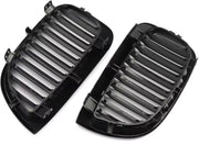 Grille Glossline - Voorbumper Grille - Gloss Black - Auto accessoires - Voor BMW E81/E87 1 Serie (2004-2007)
