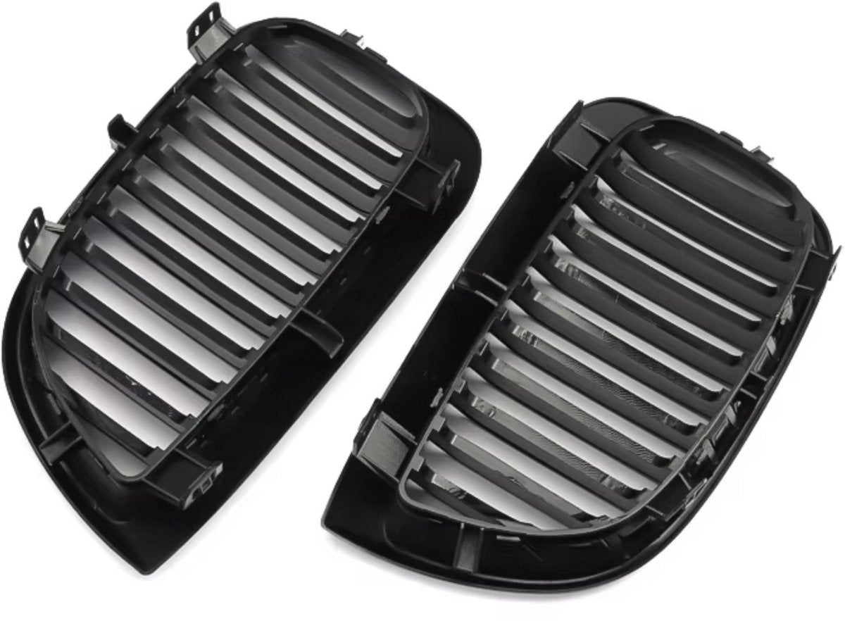 Grille Glossline - Voorbumper Grille - Gloss Black - Auto accessoires - Voor BMW E81/E87 1 Serie (2004-2007)