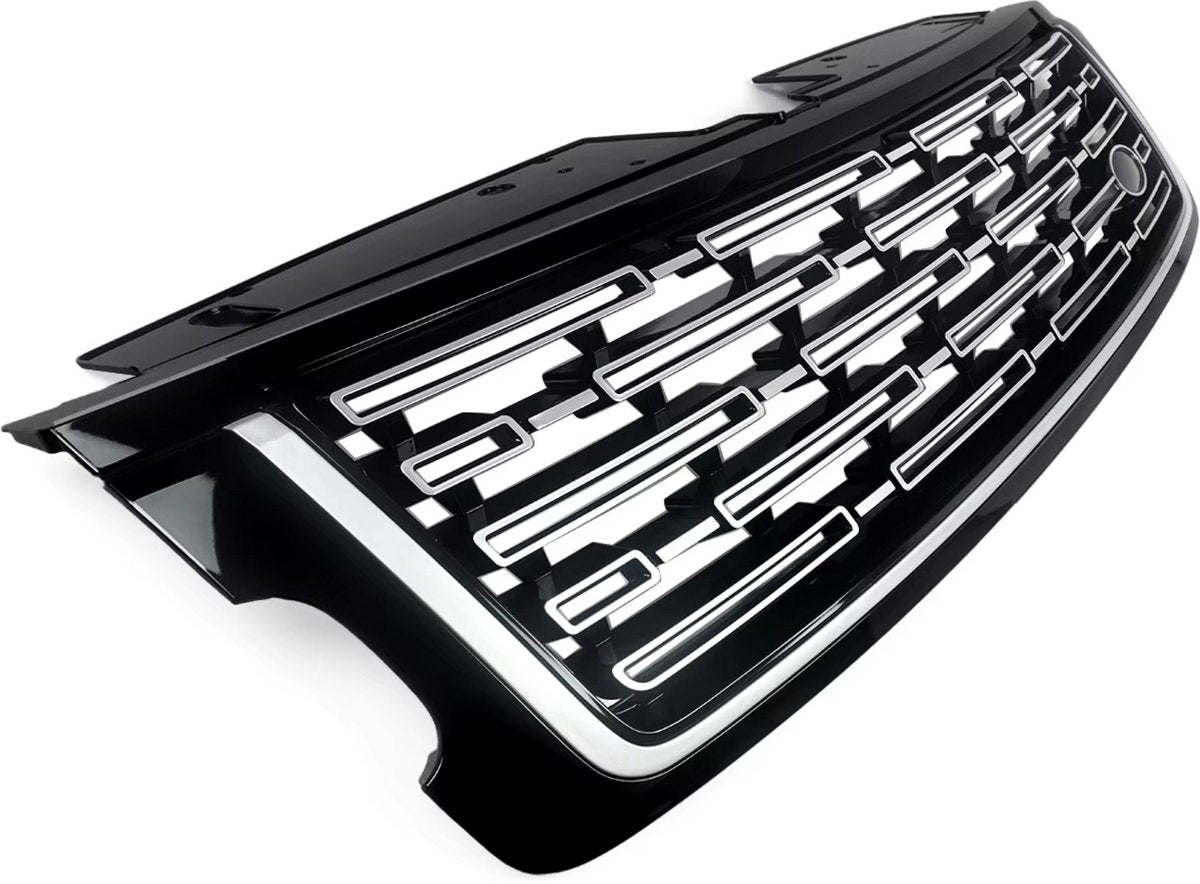 Voorbumper - Voor Land Rover Range Rover 2018-2022 - Auto accessoires - Niergrille - Race grille - Gloss Zwart