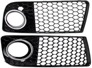 Voorbumper Mistlicht Grille Covers - Voor Audi TT MK2 8J (2010-2014) - Honingraat Mesh