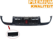 Diffuser Lip Notrix - Achterdiffuser Lip met Uitlaat Tips - Auto Accessoires - Voor Mercedes W205 C300/C63/C43 AMG (2015-2018)