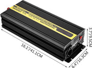 Omvormer 2500W - Afstandsbediening en LCD - DC 12V naar AC 230 V - 5000W Piekvermogen