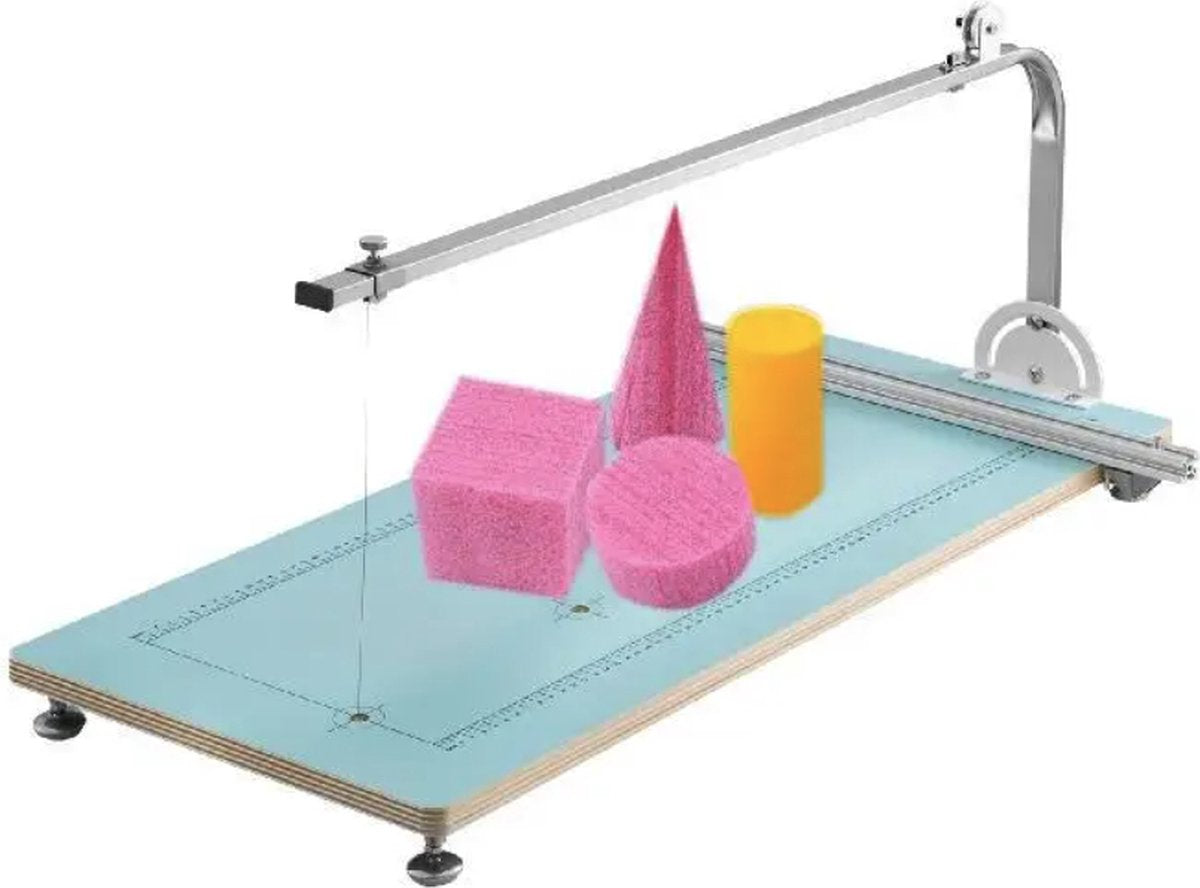 Happyment Styroporsnijder Rond - Foamsnijder - Schuimsnijder - Hot Wire Foam Cutter - Foam Cutter Piepschuimsnijder Met Gloeidraad - Styropor Vormen - Blauw