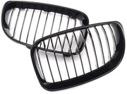 Niergrille Ravino - Front Niergrille - Voor BMW 1 Serie E81/E82/E87/E88 LCI (2008-2013) - Gloss Black - Auto accessoires