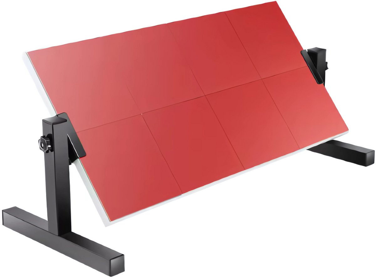 Tafeltennis trainier - Bounce board - Pingpong - Met 8 rubberen blokken en 360° verstelbare hoek - Duurzaam trainingsbord