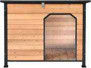 Hondenhok - Hondenmand - Hondenhuis - Hondenkennel - Voor Buiten - Voor Tuin & Buitenruimte - Bruin