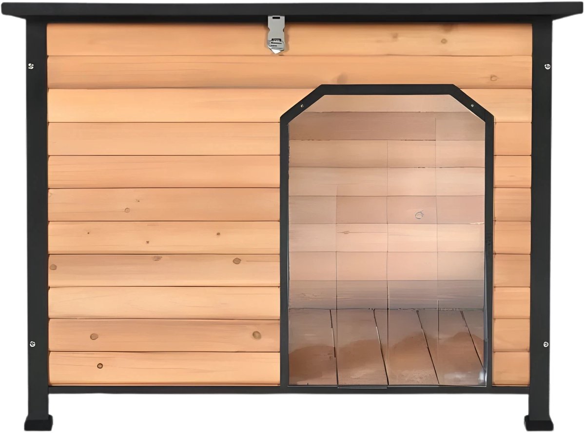 Hondenhok - Hondenmand - Hondenhuis - Hondenkennel - Voor Buiten - Voor Tuin & Buitenruimte - Bruin