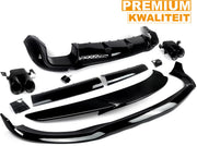 Voorlip Diffuser Spoiler - BS Stijl - Gloss Zwart - Voor Mercedes S-Klasse W223 (2021-2023) - Auto Accessoires