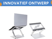 Laptopstandaard Vaylen - Ergonomisch - Verstelbaar en opvouwbaar - Notebook- en Tablet Houder voor MacBook en iPad