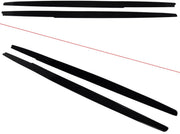 Zijrokken Panelen Verlenglip - Gloss Zwart - Voor BMW 5 Serie E60/E61 (2004-2010) - Auto Accessoires