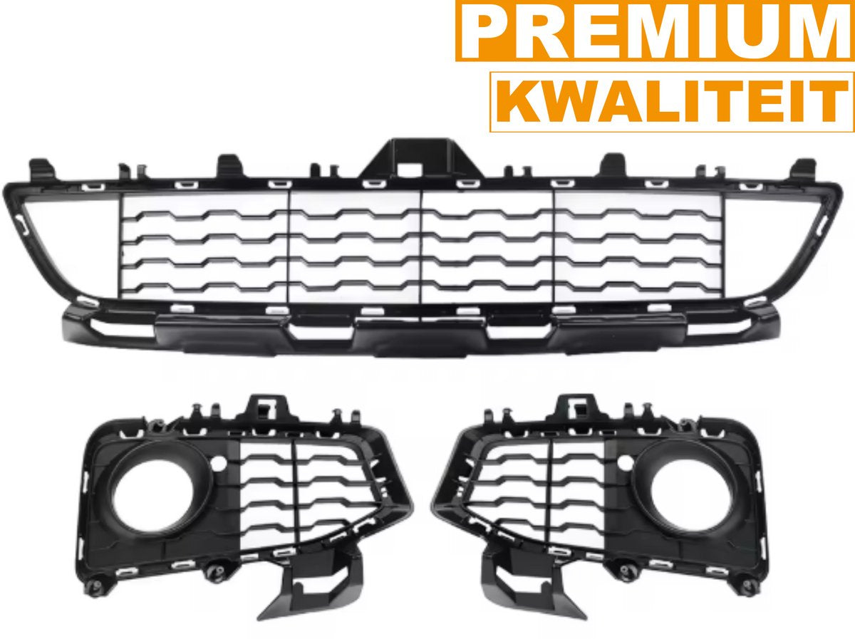 Mistlicht Grille Cover - Voor BMW F32/F33/F36 (2013-2020) - M Sport Midden + Links + Rechts - Auto accessoires
