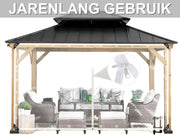 Dekzeil - Afdekzeil - Zeildoek - Voor Tuinhuis & Terras -Transparant 200x250cm