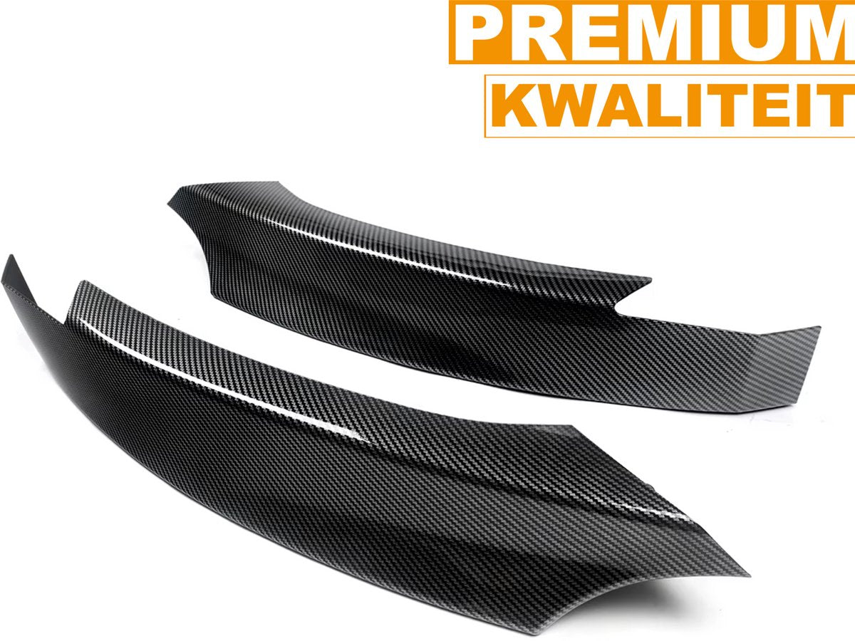 Zijspoiler Splitter Carbon- Voor BMW 1 Serie E82 M Sport (2007-2013)- Carbon Look - Auto accessoires