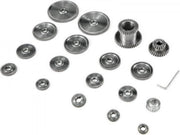 Metalen Draaibank Gears PRO - 18 Versnellingen - Metalen Precisie Tandwielen - Gepolijst