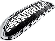 Voorbumper Grille - Honingraat Stijl - Chroom/Zwart - Voor Ford Fiesta (2014-2018) - Auto Accessoires