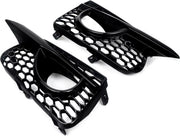 Mistlamp Grille Covers - Voor Infiniti Q50 (2014-2017) - Honingraat Stijl - Glanzend Zwart
