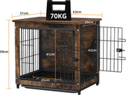 Vintage Hondenbench - 63cm - Hondenhok - Metaal - Kennel