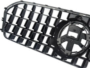 Voorbumper - Voor Mercedes GLE-Klasse W167/V167/C167 2020-2022 - Auto accessoires - GT stijl voorgrille - Chroom + Zwart