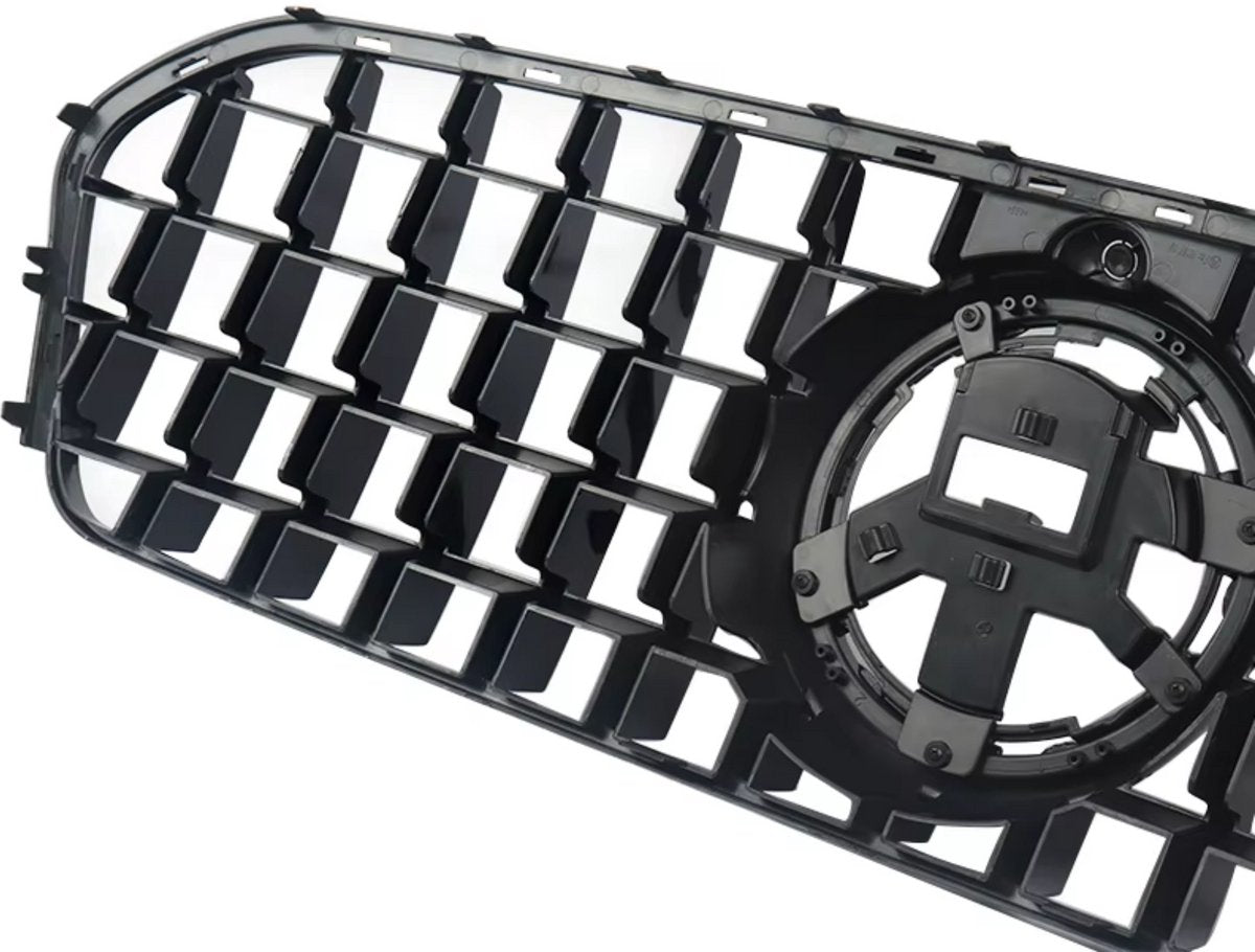 Voorbumper - Voor Mercedes GLE-Klasse W167/V167/C167 2020-2022 - Auto accessoires - GT stijl voorgrille - Chroom + Zwart