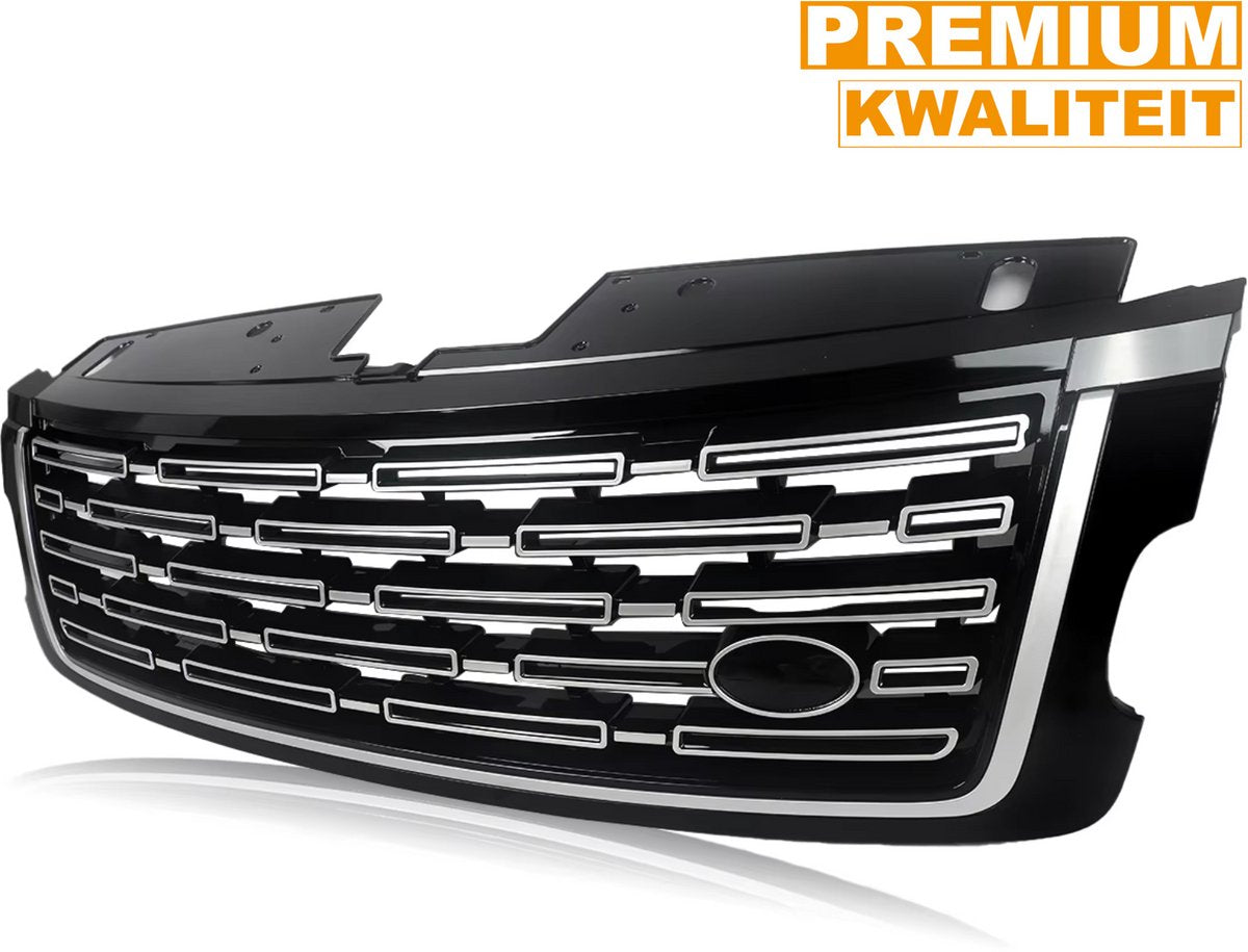 Voorbumper - Voor Land Rover Range Rover 2018-2022 - Auto accessoires - Niergrille - Race grille - Gloss Zwart