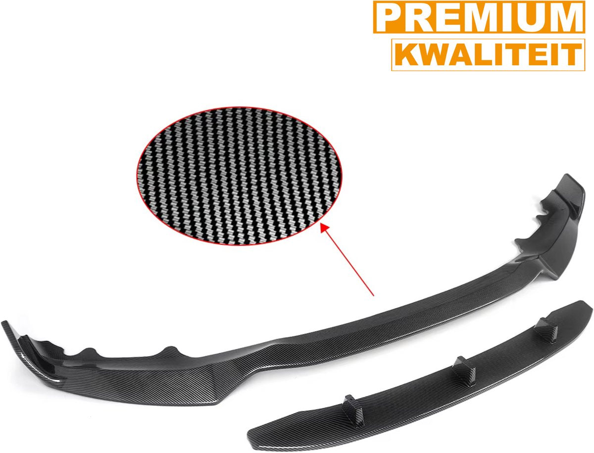 Voorbumper Splitter Lip - Carbon Look - Voor BMW X5 F15 (2013-2018) - M Performance Stijl