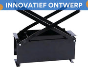 Brikettenpers - Papierpers - Pers - Voor Papier - Voor Tuin, Haard of Camping - Metaal - Zwart