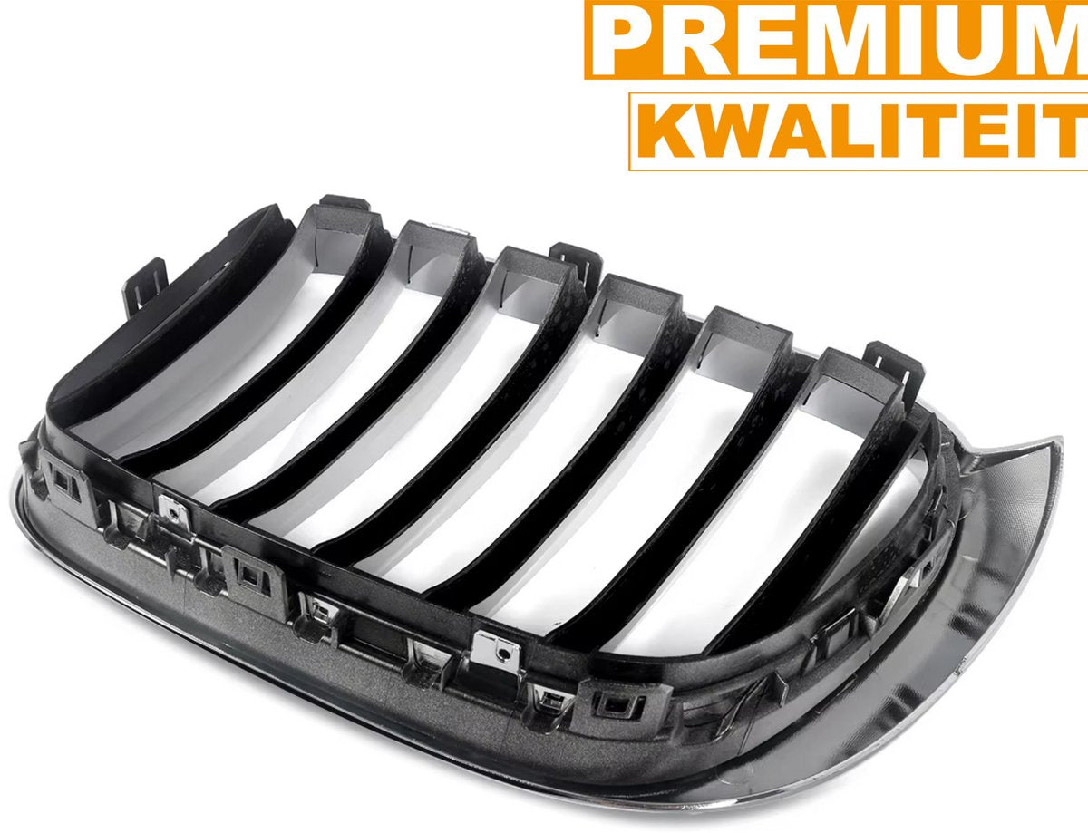 Voorbumper grille deluxe - Rechterkant - Chroom - Auto accessoires - Voor BMW F25 X3/X4 F26 (2014-2017) - Auto Accessoires