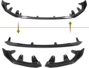 Velocity SplitterLip - Voorbumper - Carbon Look - Voor BMW 2 Serie G42 220i/230i/M240i (2022-2024) - Auto Accessoires