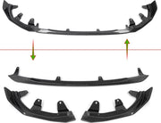 Voorbumper Splitter Lip - Carbon Look - Voor BMW 2 Serie G42 220i/230i/M240i (2022-2024) - Auto Accessoires