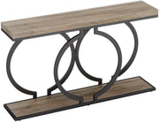 Consoletafel Giggs - Haltafel - 140cm - Wandtafel - Gang of woonkamer - Donkerbruin