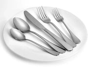 5-delig Bestekset - Bestek - Mes - Vork - Lepel - Voor Diner, Keuken & Outdoor Gebruik - Stijlvol & Draagbaar - Roestvrij Staal met Steakmessen