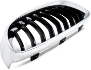 Voorbumper grille - Chroom & Zwart - Voor BMW F34 328i/335i 3 Serie GT (2013-2019) - Links & Rechts - Auto accessoires