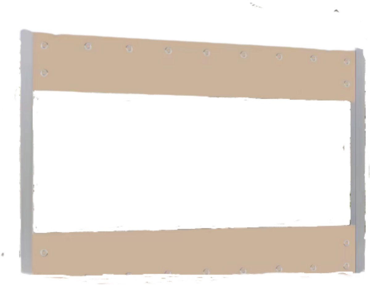 Transparant PVC zeildoek - Waterdicht - Dekzeil - Veranda - Overkapping - Wind - Khaki - 240x300cm