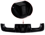 Achterbumper Diffuser - Voor BMW G80 M3/G82 G83 M4 (2021-2023) - Gloss Zwart met LED Licht - Auto accessoires