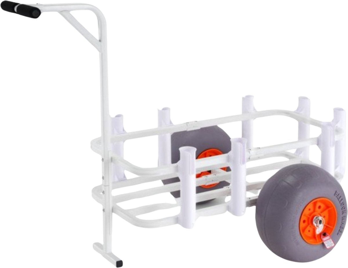 Viskar - Strandkar - Trolley voor vissen - Visspullen - Strandviswagen - 160KG - Met Ballonbanden - Voor Zand & Vissers