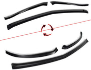 Voorbumper - Voor Mercedes A-Klasse W177 AMG Lijn 2018+ - Auto accessoires - A45 Look - Splitter kit - Gloss Zwart