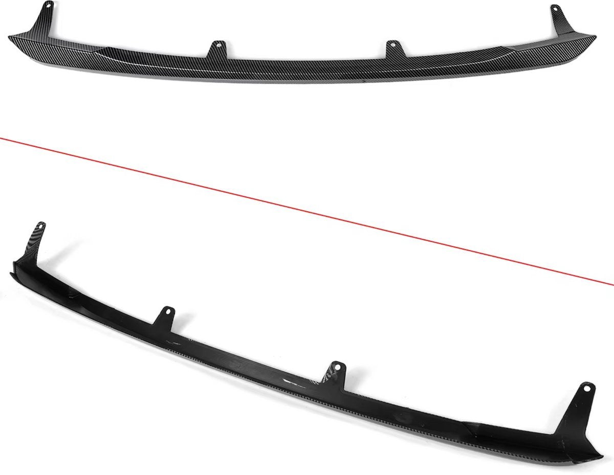 Velocity SplitterLip - Voorbumper - Carbon Look - Voor BMW 2 Serie G42 220i/230i/M240i (2022-2024) - Auto Accessoires