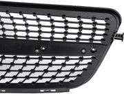 Voorbumper AMG Diamanten Grille - Voor Mercedes W204 C-Klasse Sedan/Estate/Coupé (2007-2013)- Zwarte Radiator Grille - Auto Accessoires
