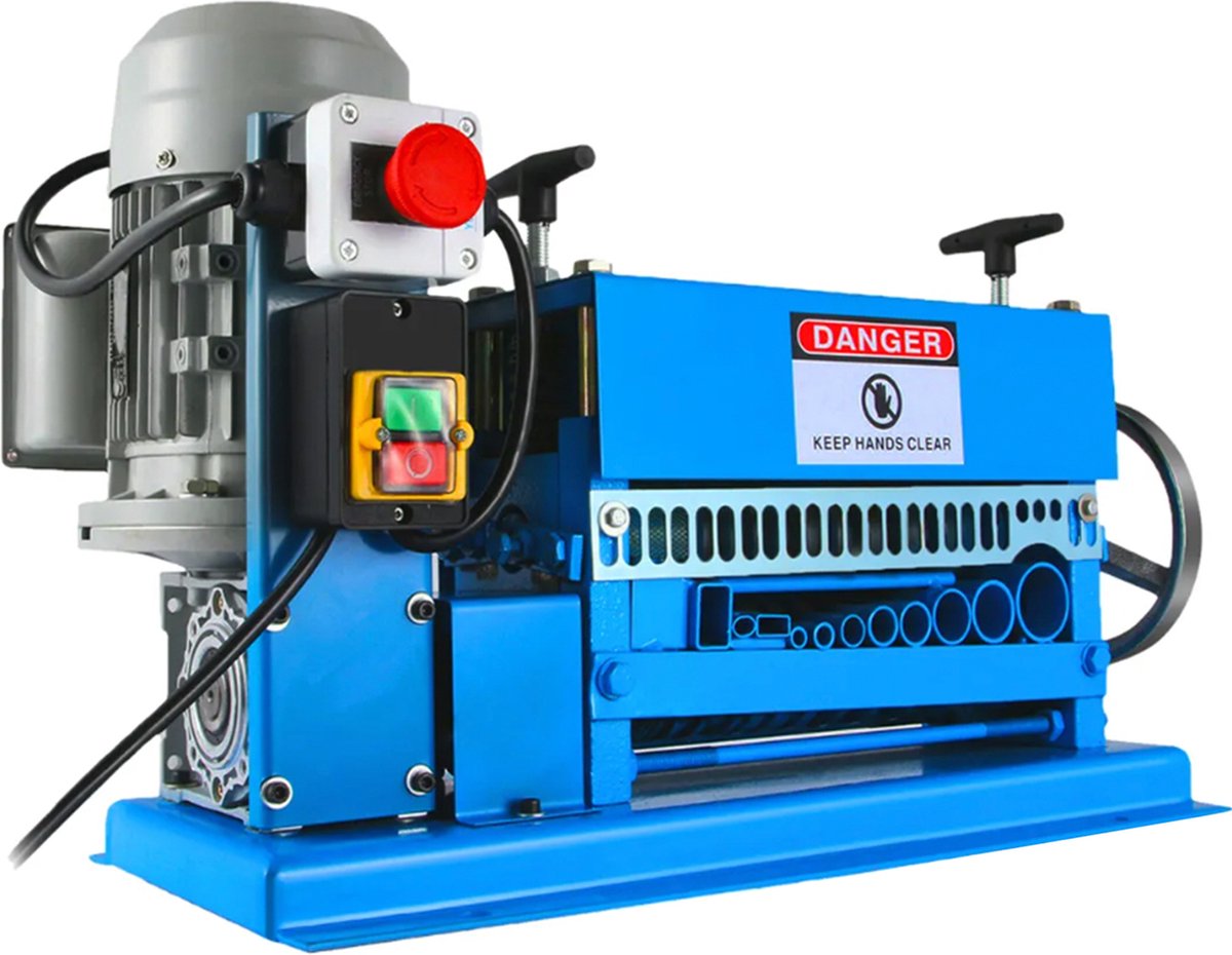Happyment Kabelstripper Machine PRO - 370W - Automatische Draadstripper - 1.5-38mm - Kabelpeller - Stripmachine - Stripmachine - Elektrisch - Koper en meer