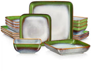 Velvet color Ontbijtborden – 4 persoons – 16 delig – Keramisch – Eetborden – Breakfast Plates – Hoogwaardige kwaliteit