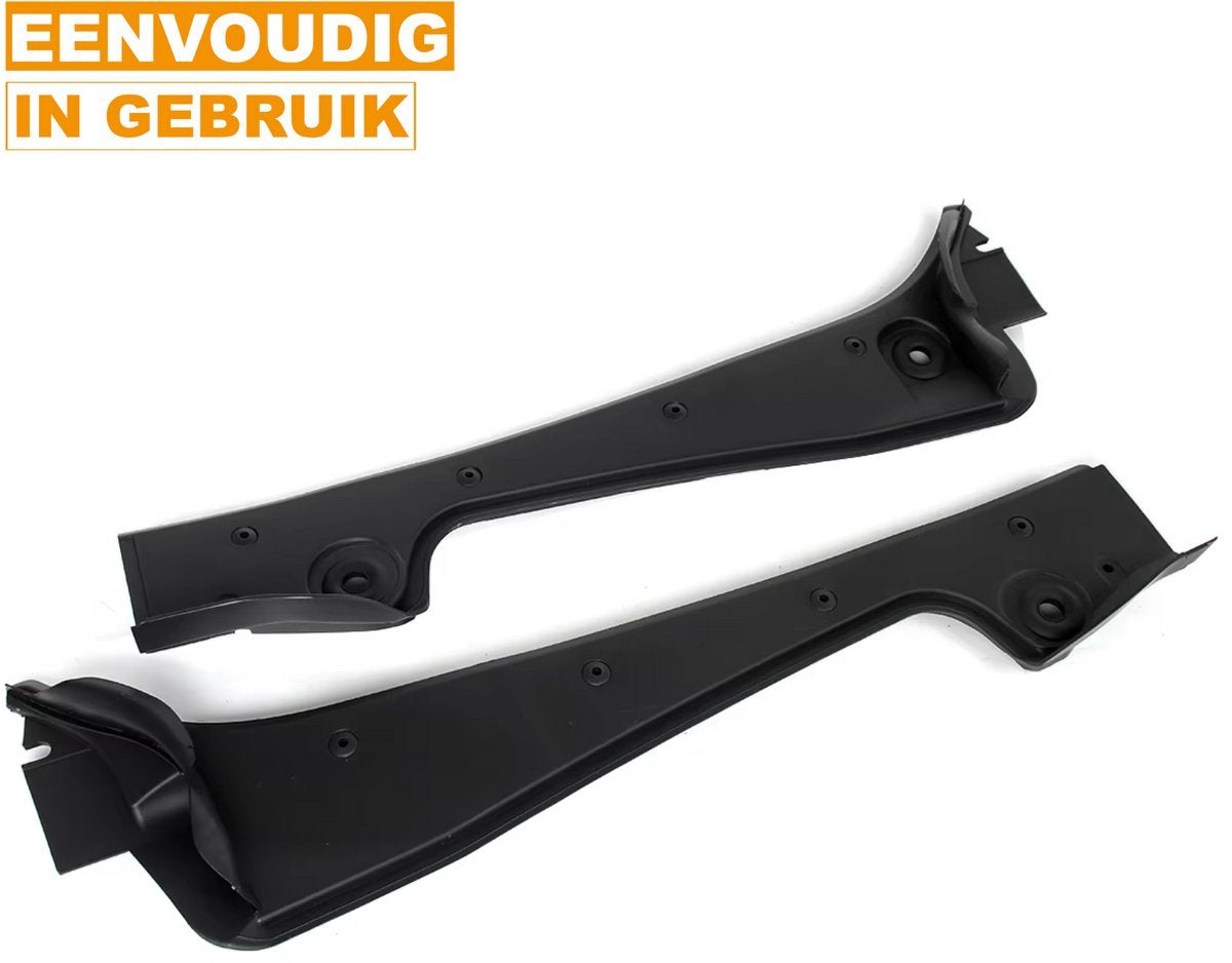 Voorruit Cowl Trim Novex - Zwart - Voor BMW E60/E61 (2003-2010) - Ruitenwisser Panel Cover