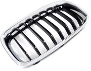 Rechter voor Nier grille - Voor BMW 3 Serie F30/F31/F35 (2012-2018) - Chroom & Zwart - Auto accessoires