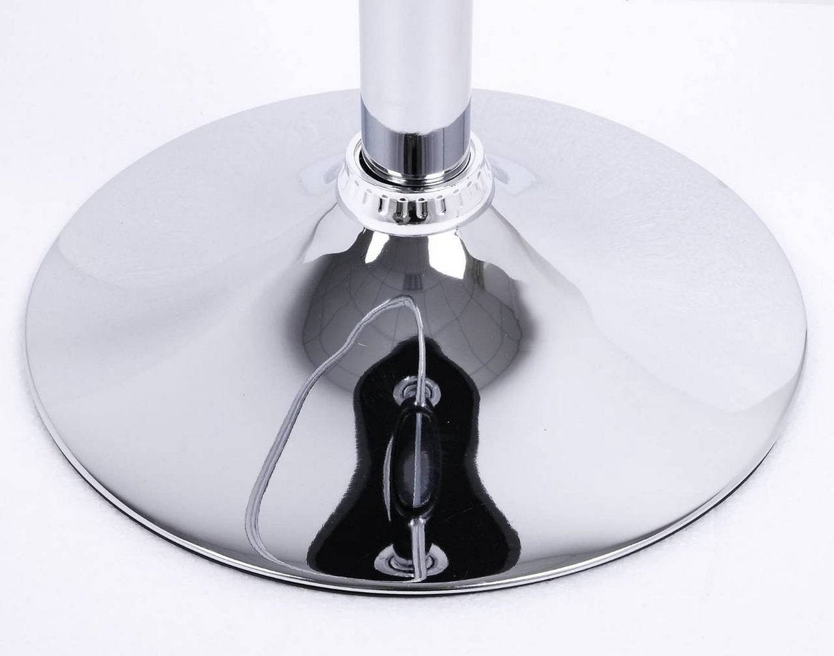 Designer Barkruk Gita - Met rugleuning - Stevig - Ergonomische barstoel - Zithoogte 60 - 82cm - Zwart - Set van 1 - Keuken en bar - In hoogte verstelbaar