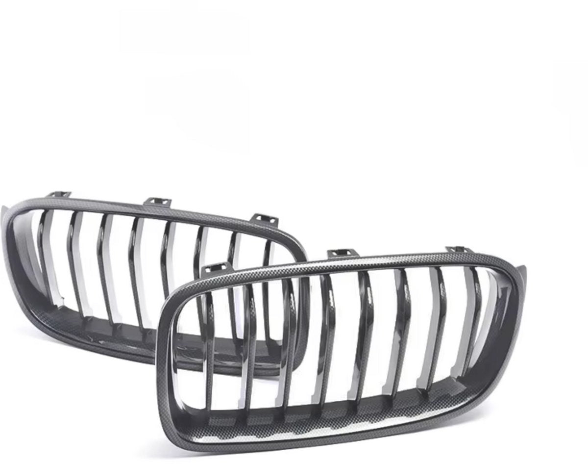 Voorbumper - Voor BMW F30/F31 3-Serie Sedan 2012-2016 - Auto accessoires - Voorgrille - Carbon Look - Bumpercover voorzijde