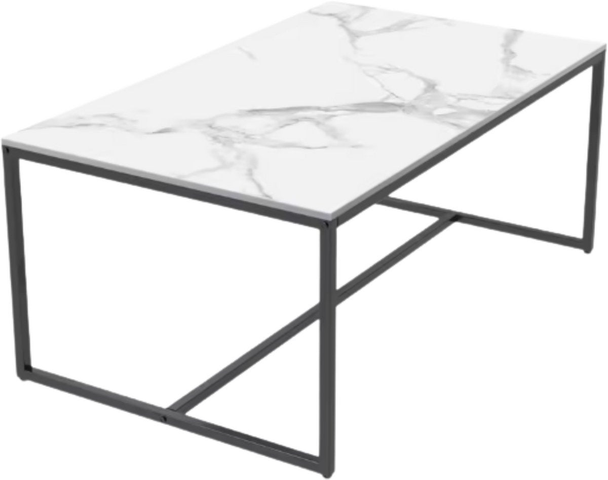 Opulence Eettafel Opulence - Marmer look - Uitschuifbaar - 150 to 180cm - Wit